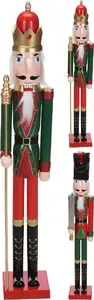 Holiday Nutcracker decoration Green Cell NUTCRACKER 106CM 2ASS, 106 cm tall, assorted designs
