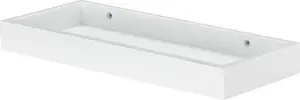 Настенная полка JetWorld SHELF+ LOGGIA 400x150x40 мм белая — деревянная полка для хранения