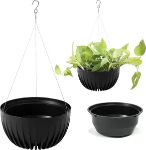Karājošs pods LAMELA MIRA 240 ECO recycled — melns, modelis LA976-04