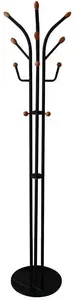 CoLorovo HANGER QH-N616 Black — Apģērbu pakaramais, uz sienas vai brīvi stāvošs