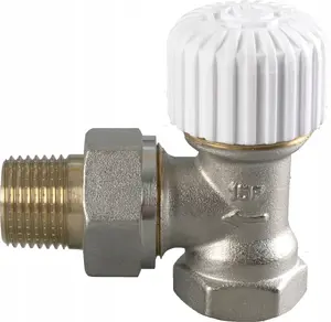 Radiator Angled Valve Varioterm 000M752A001 (1/2", SFK15-01) Nickel
