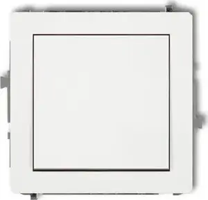 Cross switch Karlik Deco DWP-6.1 one rocker without pictogram, electrical wall switch