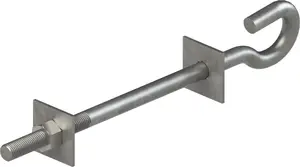 Hook bolt ALPAR S3023 M20 L-300 OC galvanized - threaded hook fastener
