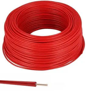 elpar H07V-U (DY) одножильный монтажный кабель PVC 4 мм² красный — 100 м