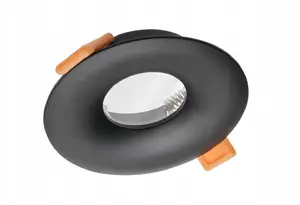 Recessed downlight GTV Alessio OP-ALSOK-00 1x50W IP54 black