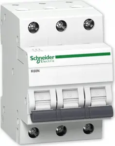 Автоматический выключатель Schneider Electric K60N-C63-3 3P C 63A 6 кА AC (A9K02363)