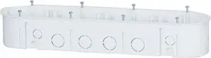 Uzstādāms kārbiņa PAKPLAST PK4X60WT ar skrūvi 4x60 elektroinstalācijai