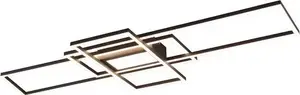 Потолочный светильник TRIO IRVINE 620010442, графит, встроенный LED, для гостиной