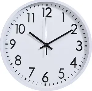Wall clock KMTP K-837000110 modern round 30 cm White