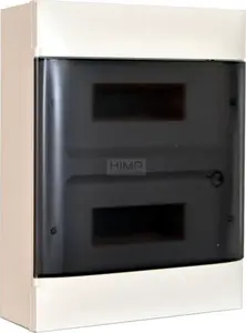 Модульный накладной распределительный щит Legrand PRACTIBOX S 2x12 с прозрачной дверцей (модель 135432)