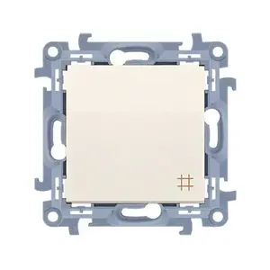 Electrical switch Kontakt-Simon CW7.01/41, plastic housing, white, IP20/IP44, 250V AC, 10A