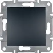 Single-pole switch Schneider Electric Asfora EPH0100171, anthracite, frameless