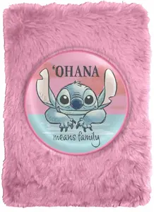 Plush diary Stitch by Kids Euroswan — soft covered notebook with plush Stitch character