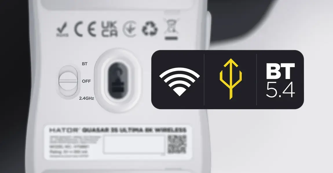 HATOR Quasar 3S Ultima 8K Wireless spēļu pele Photo 13