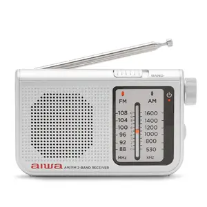 Personal Radio Aiwa RS-55SL — Analog AM/FM tuner, 5.7 cm driver, 8 Ω, 3.5 mm headphone, silver