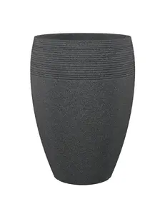 Podu augsnes trauks SCHEURICH Lineo High 283 brīvi stāvošs plastmasas, 26 L, Ø47 cm, melns