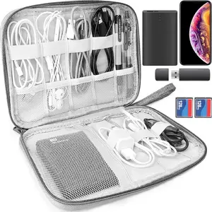 Travel Organizer Bag Retoo S127 — Cable and Charger Case for Electronics