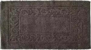 Bathroom mat black 100 x 55 cm - 3FTAA021581