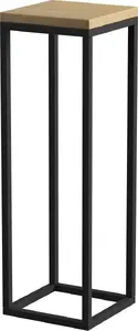 Flower stand Tajemniczy ogród LAVAL S Black Oak model 19x19x62 cm