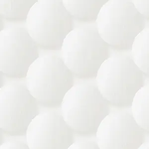 Wallpaper Oase 520710 White Balls — roll with repeating white ball pattern (12 pieces)