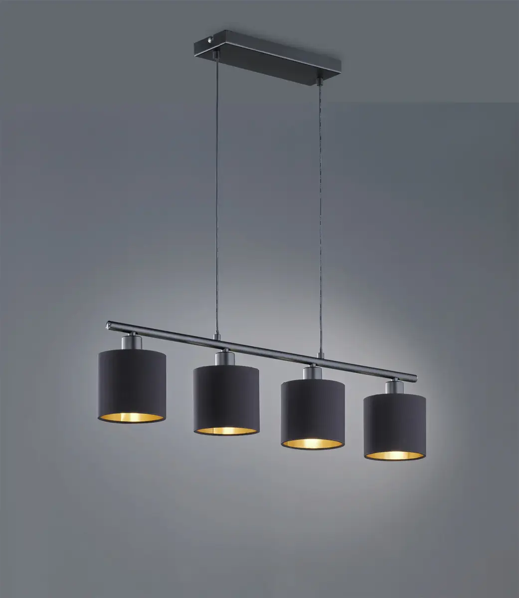 TRIO Tommy pendant lamp 4×E14, flexible mount Photo 2