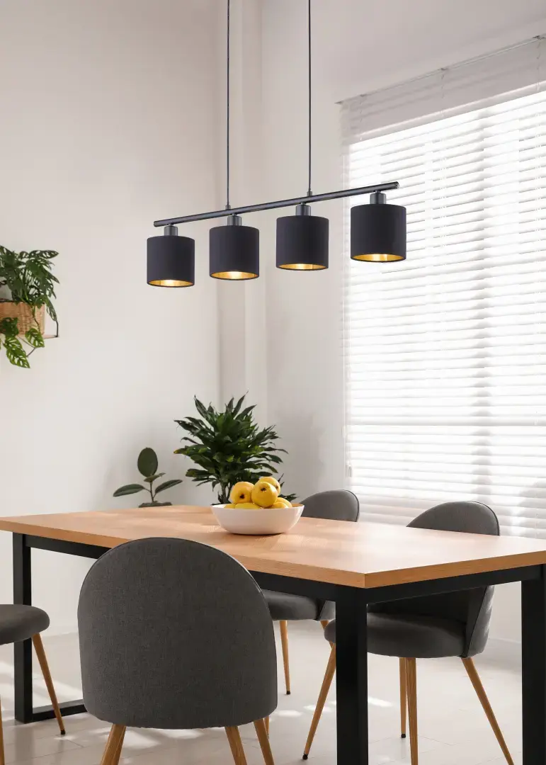 TRIO Tommy pendant lamp 4×E14, flexible mount Photo 3
