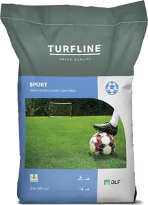 Zālāju sēklas Sourcing TURFLINE SPORT 7,5 kg — maisījums sporta zālieniem un intensīvi lietotiem dārza laukumiem