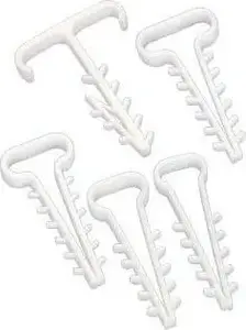 Mounting Clip Opatówek model 16.1 — white, pack of 100