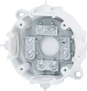 Virszemes elektroinstalācijas kārba PAKPLAST P-1 P1ZP IP41 ar apaļu montāžas gredzenu