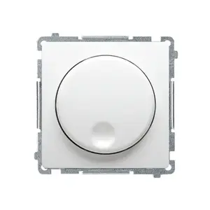 Диммер Kontakt-Simon BMS9T.01/11 — поворотный регулятор яркости, белый