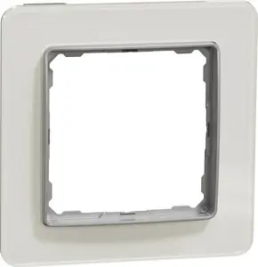 Рамка 1-пост Schneider Electric Sedna Elements SDD360801 белое стекло
