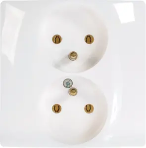 Electrical Outlet Socket with Earth Legrand 664542 — 16A 250V, White