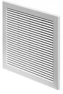 Ventilation grille AWENTA TRU10 white, model TRU10, square ceiling/wall grille 300x300 mm