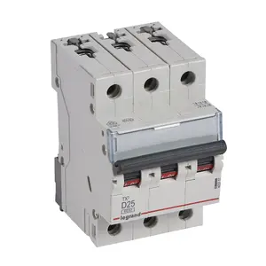 Miniatūrais automāts Legrand TX3 Type D 3 — 25 A, 240–415 V, 50–60 Hz, IP20