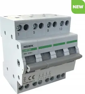 Modular transfer switch Noark 113932 installation power selector 1-0-2 4P 40A 4CO