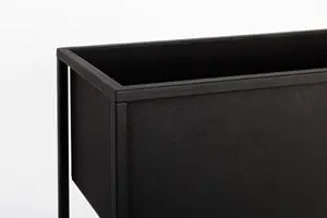 Flower pot cover Tajemniczy ogród Marsylia S — Black — model 4772013397403