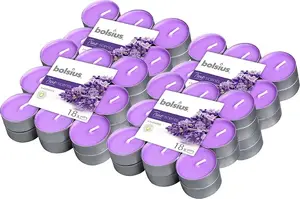 Scented tealight candles Bolsius True Scents 4H — Lavender, pack of 72