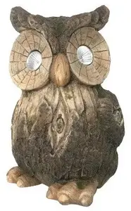 Decorative Owl figurine Mondex NFQ21308 — ornamental statue 22.5×25×33 cm