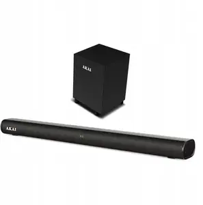 Soundbar AKAI ASB-20CSW 2.1 with wired subwoofer, stereo bar speaker system