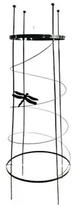 Finebooks METAL OBELISK 1.2M — metāla dārza obelisks vīteņaugiem, 1,2 m augsts