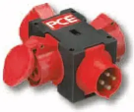Pārvietojamais sadales lodziņš PCE PIESZYCE 3x32A/4P IP44 (9430008W)