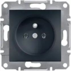 Schneider Electric Asfora single socket outlet anthracite EPH2800171