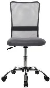 Office chair Noblechairs DC-543 — model DC-543, grey upholstery, swivel task chair, adjustable height, caster wheels