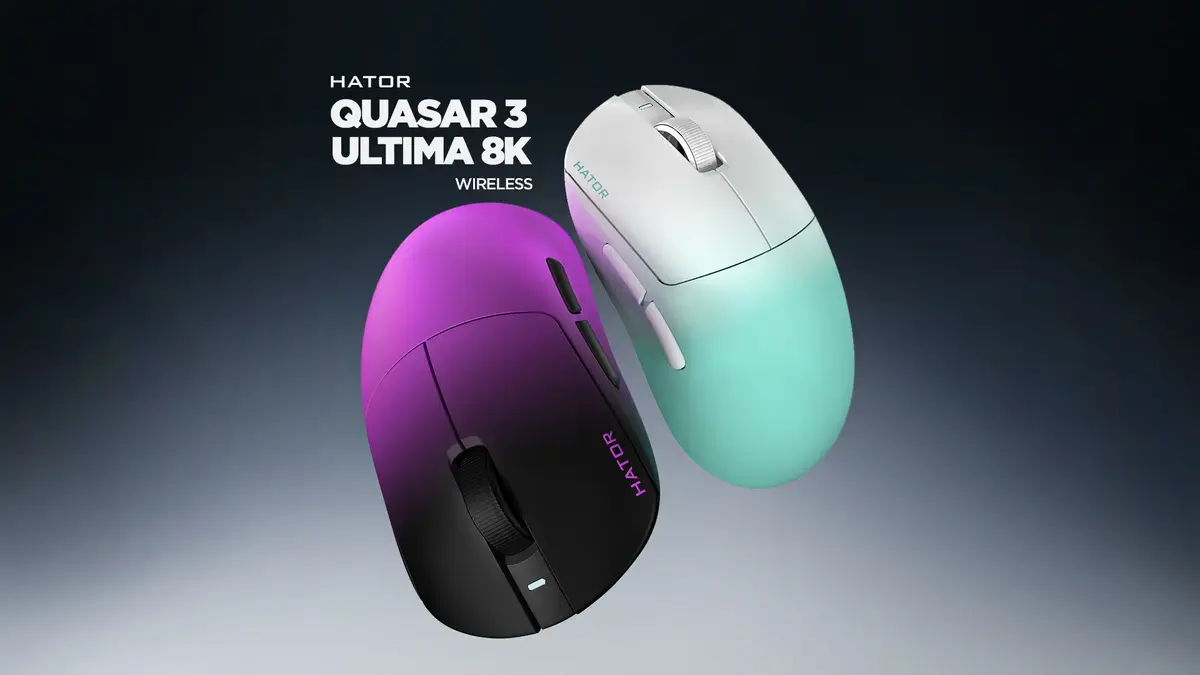 HATOR Quasar 3 Ultima 8K Wireless spēļu pele Photo 8