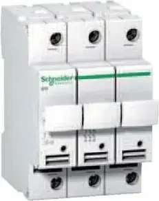 Fuse switch disconnector Schneider Electric STI 3‑pole for 10x38 mm cylindrical fuses, model A9N15656