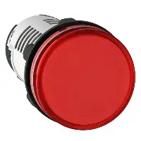 Indicator lamp Schneider Electric XB7 24 V Red, IP65, 22 mm diameter