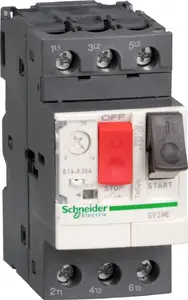 Motora aizsardzības automāts Schneider Electric GV2ME05AP 3P 0,25 kW 0,63–1,0 A