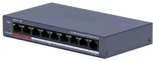 Tīkla slēdzis Hikvision DS-3E0109P-E/M(C) PoE ar 8 PoE+ portiem un 1 uplink portu