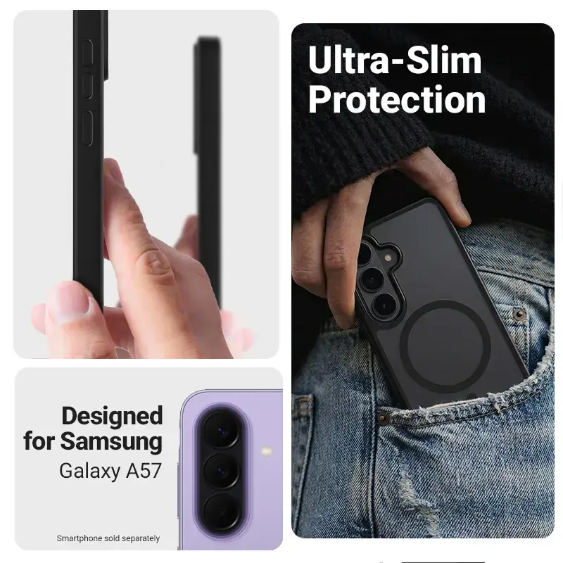 Crong Hybrid Matte Magnetic Case for Samsung Galaxy A57 Photo 2