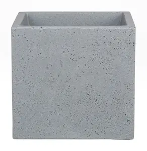 Puķu pods GREENSHIP Scheurich C-Cube 240 brīvi stāvošs plastmasas, 18 l, pelēks